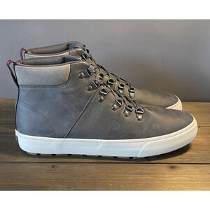 Ben Sherman Men's Harvey High Top Sneakers Size 11.5 Gray Lace Up Casual